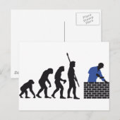 Evolution Maurer A 2c Postkarte (Vorne/Hinten)