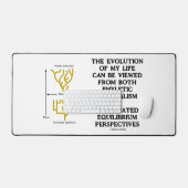 Evolution meines Lebens Phyltc Grdlism Punctd Equl Schreibtischunterlage (Tastatur & Maus)