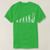Evolution Mens Windsurfing Funny Gift Long Sl T-Shirt (Design vorne)