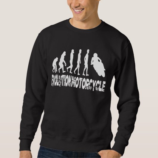 Evolution Motorrad Ebike Motorrad Sweatshirt (Vorderseite)