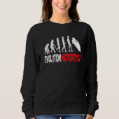 Evolution Motorrad Ebike Motorrad Sweatshirt (Vorderseite)