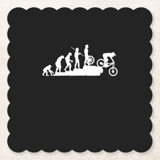 Evolution Mountainbike Untersetzer (Vorderseite)