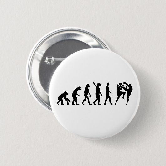 Evolution Muay thailändisches Button (Vorne & Hinten)