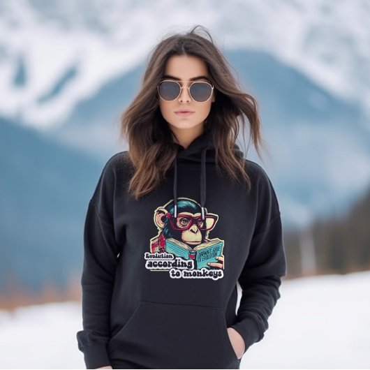 Evolution nach Affen Hoodie