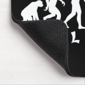 Evolution Ninja Schwarzes Mousepad (Ecke)