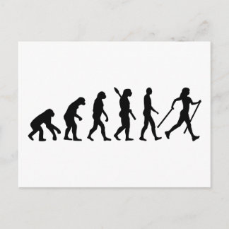 Evolution Nordic Walking Postkarte