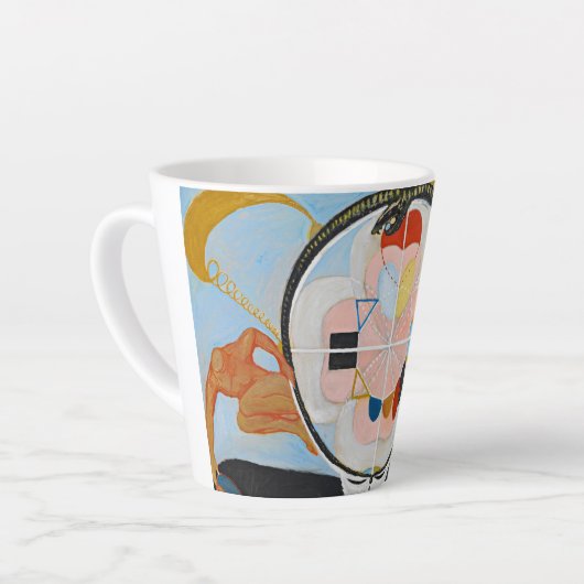 Evolution Nr. 13 von Hilma af Klint Milchtasse (Linke Ecke)