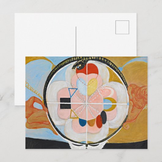 Evolution Nr. 13 von Hilma af Klint Postkarte (Vorne/Hinten)