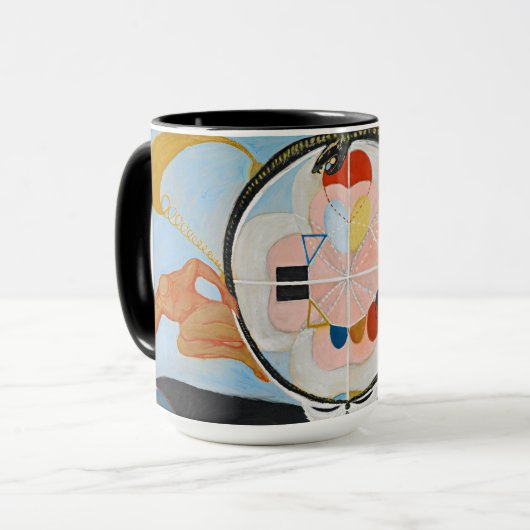 Evolution Nr. 13 von Hilma af Klint Tasse (Vorderseite Links)