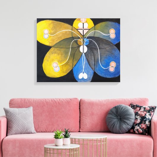 Evolution Nr. 9 | Hilma af Klint | Leinwanddruck (Insitu (Wohnzimmer))