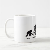 evolution of man alien kaffeetasse (Links)