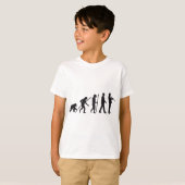 evolution of man clarinet player T-Shirt (Vorne ganz)