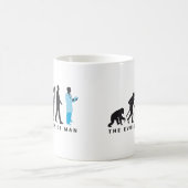 evolution of man doctor of medicine physician kaffeetasse (Mittel)