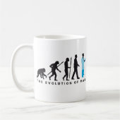 evolution of man doctor of medicine physician kaffeetasse (Links)