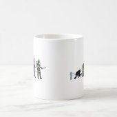 evolution of man fire fighter kaffeetasse (Mittel)