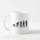 evolution of man fire fighter kaffeetasse (Links)