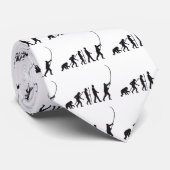 evolution of man fisherman krawatte (Gerollt)