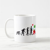 evolution of man paintball player kaffeetasse (Links)