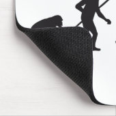 evolution of man photographer mousepad (Ecke)