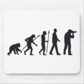 evolution of man photographer mousepad (Vorne)