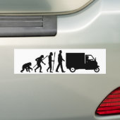 Evolution of man Piaggio Ape mini transporter Autoaufkleber (Auf Auto)