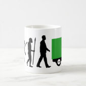 Evolution of man Piaggio Ape mini transporter Kaffeetasse (Mittel)