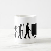 Evolution of man Piaggio Ape mini transporter Kaffeetasse (Mittel)