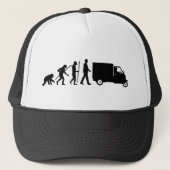 Evolution of man Piaggio Ape mini transporter Truckerkappe (Vorderseite)