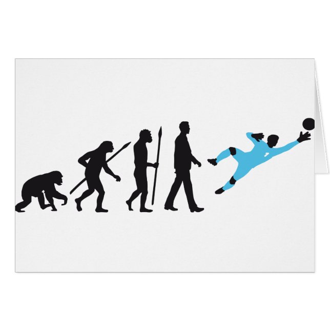 evolution of man soccer goal keeper (Vorderseite (Horizontal))