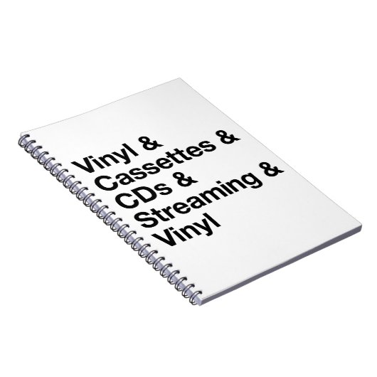 Evolution of Music Notebook Notizblock (Rechte Seite)