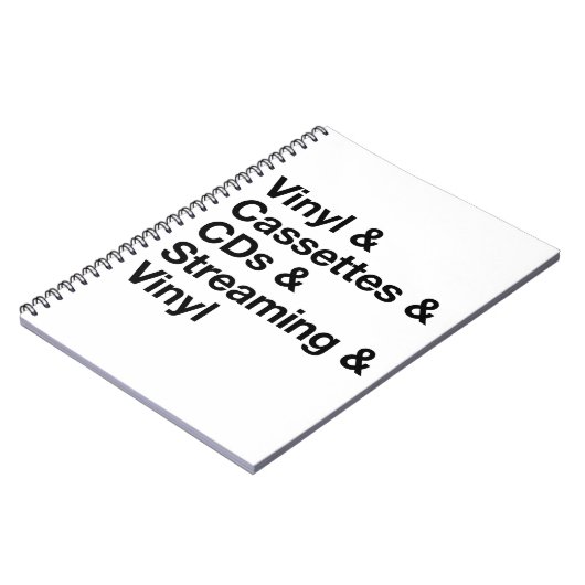 Evolution of Music Notebook Notizblock (Linke Seite)