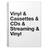 Evolution of Music Notebook Notizblock (Vorderseite)