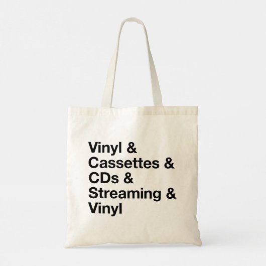 Evolution of Music Tote Bag Tragetasche (Rückseite)