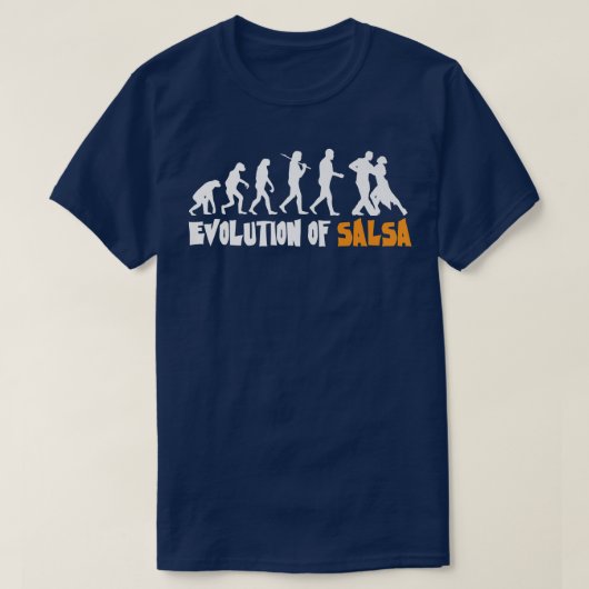 Evolution Of Salsa, Salsa Dancing, Latin Music647 T-Shirt (Design vorne)