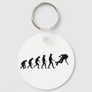 Evolution of Scuba Diving Schlüsselanhänger