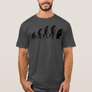 Evolution of the thinker philosophy philosopher 1 T-Shirt