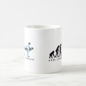 evolution of woman female dentist kaffeetasse (Mittel)