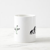 evolution of woman female dentist kaffeetasse (Mittel)