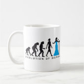 Evolution of woman female opera singer kaffeetasse (Links)