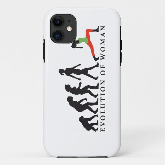 evolution of woman yoga position Case-Mate iPhone hülle (Rückseite)