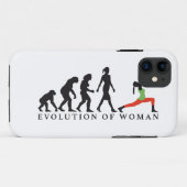 evolution of woman yoga position Case-Mate iPhone hülle (Rückseite (Horizontal))