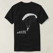 Evolution Paraglider Pilot Funny T-Shirt (Design vorne)