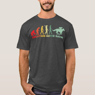 Evolution Pferderennen Retro-Reitsport Derby-Anzug T-Shirt