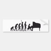 evolution piano autoaufkleber (Vorne)