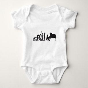 evolution piano baby strampler