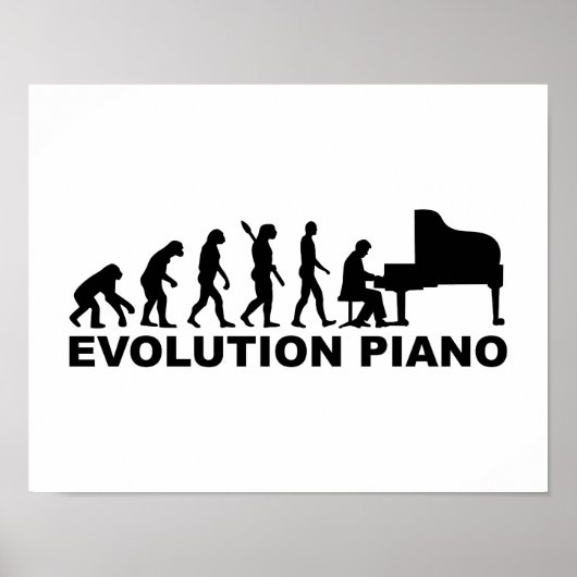 Evolution Piano Poster (Vorne)