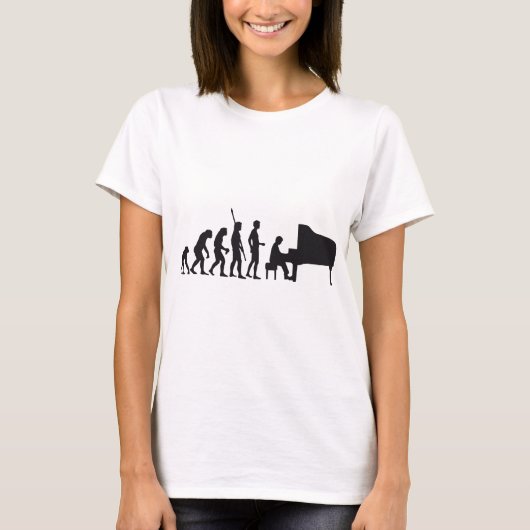 evolution piano T-Shirt (Vorderseite)