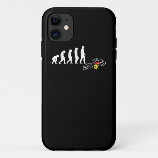 Evolution Polizeibeamter Lieutenant Crime Scene Case-Mate iPhone Hülle (Rückseite)