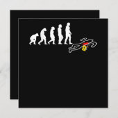 Evolution Polizeibeamter Lieutenant Crime Scene Feiertagskarte (Vorne/Hinten)