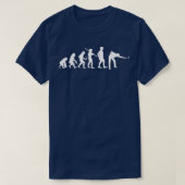 Evolution Pool Funny Pool Player Billard Player T-Shirt (Design vorne)